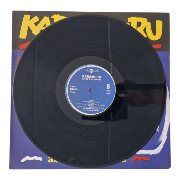 Karamuru – Actos E Retratos | LP Vinil Discossete Portugal 1991
