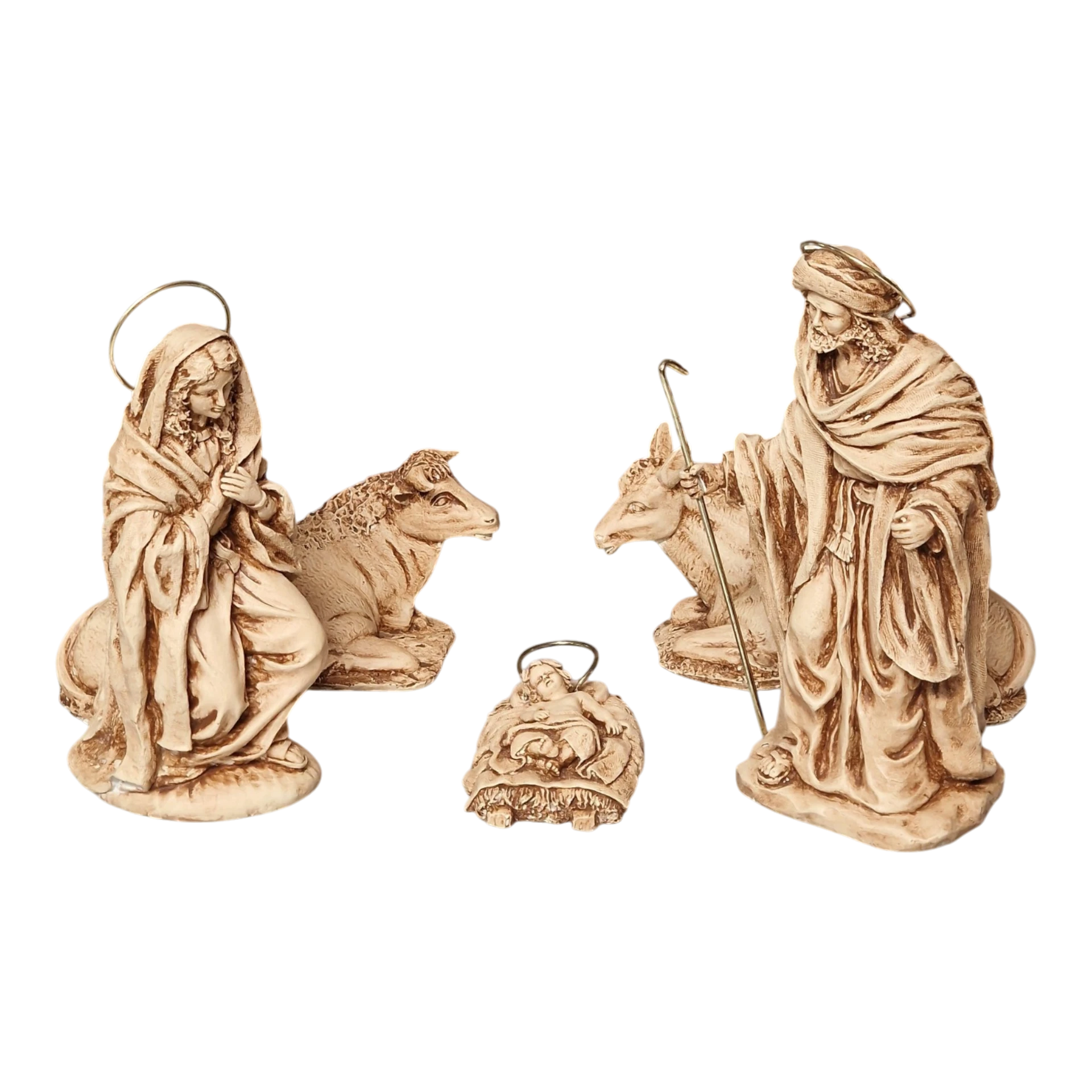 Presépio em Resina – Conjunto de Figuras Religiosas Clássicas