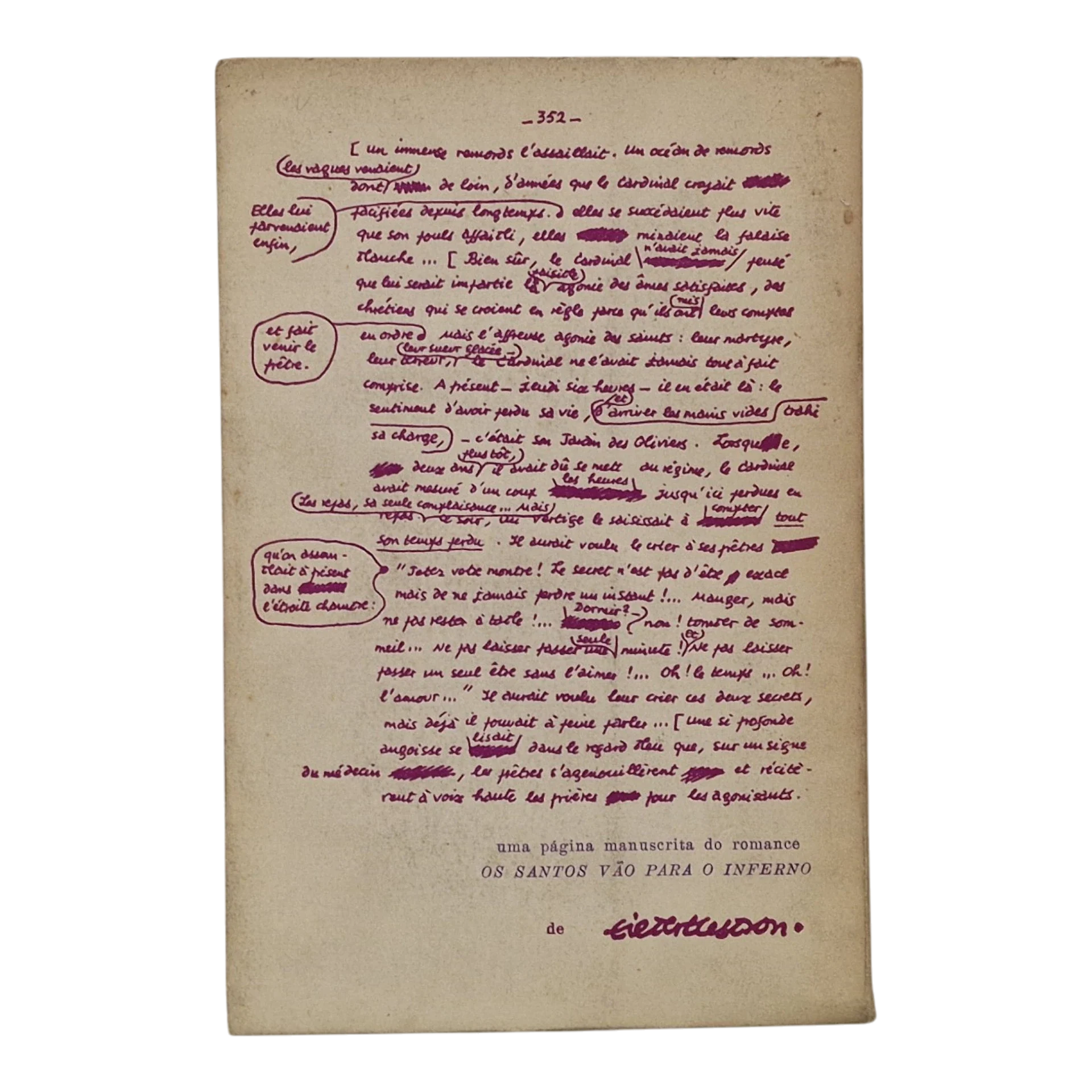 Duas Sombras Desiguais – Gilbert Cesbron – 1962/63 – Livraria Tavares Martins