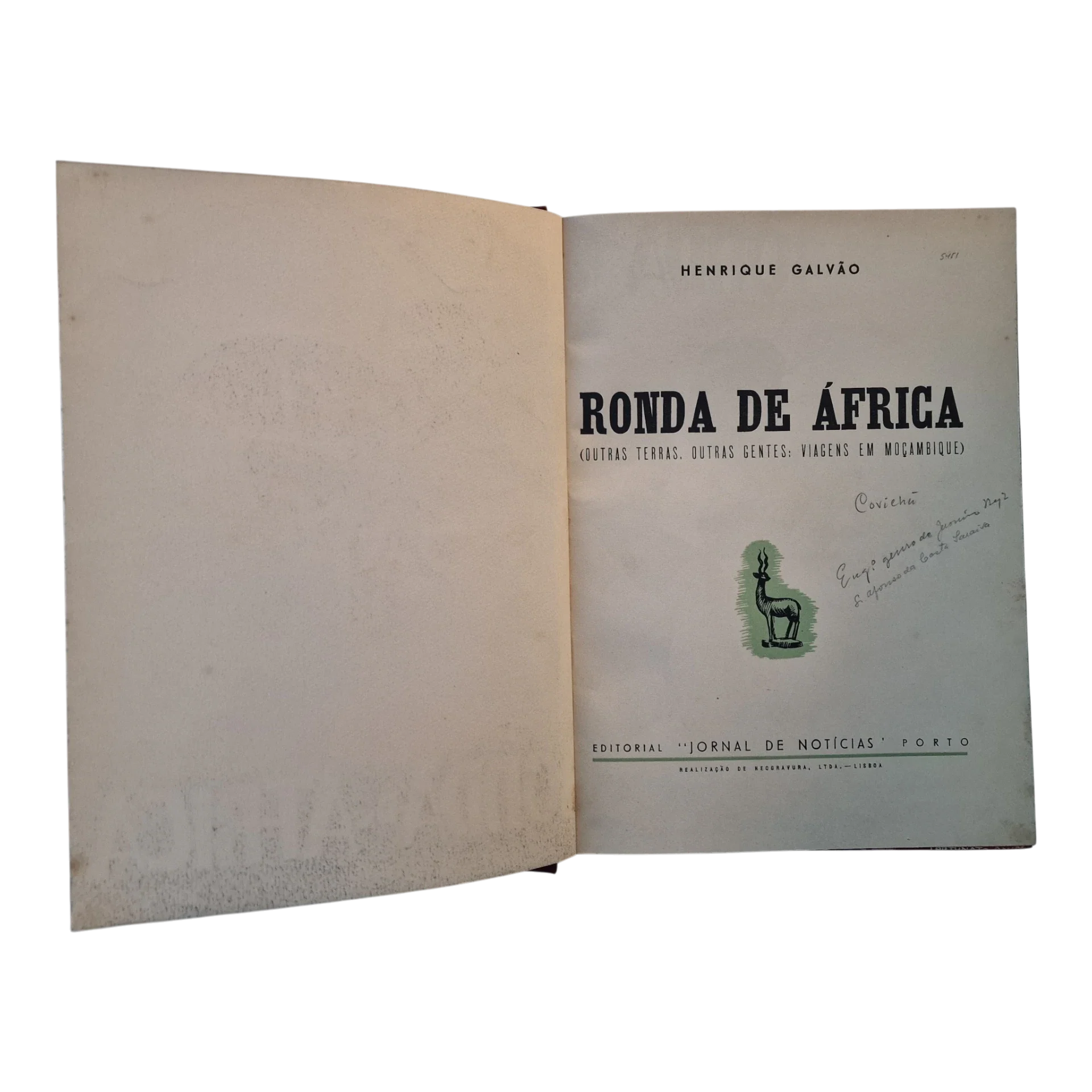 Ronda de África – Henrique Galvão – Volumes 1 e 2 – Editorial Jornal de Notícias