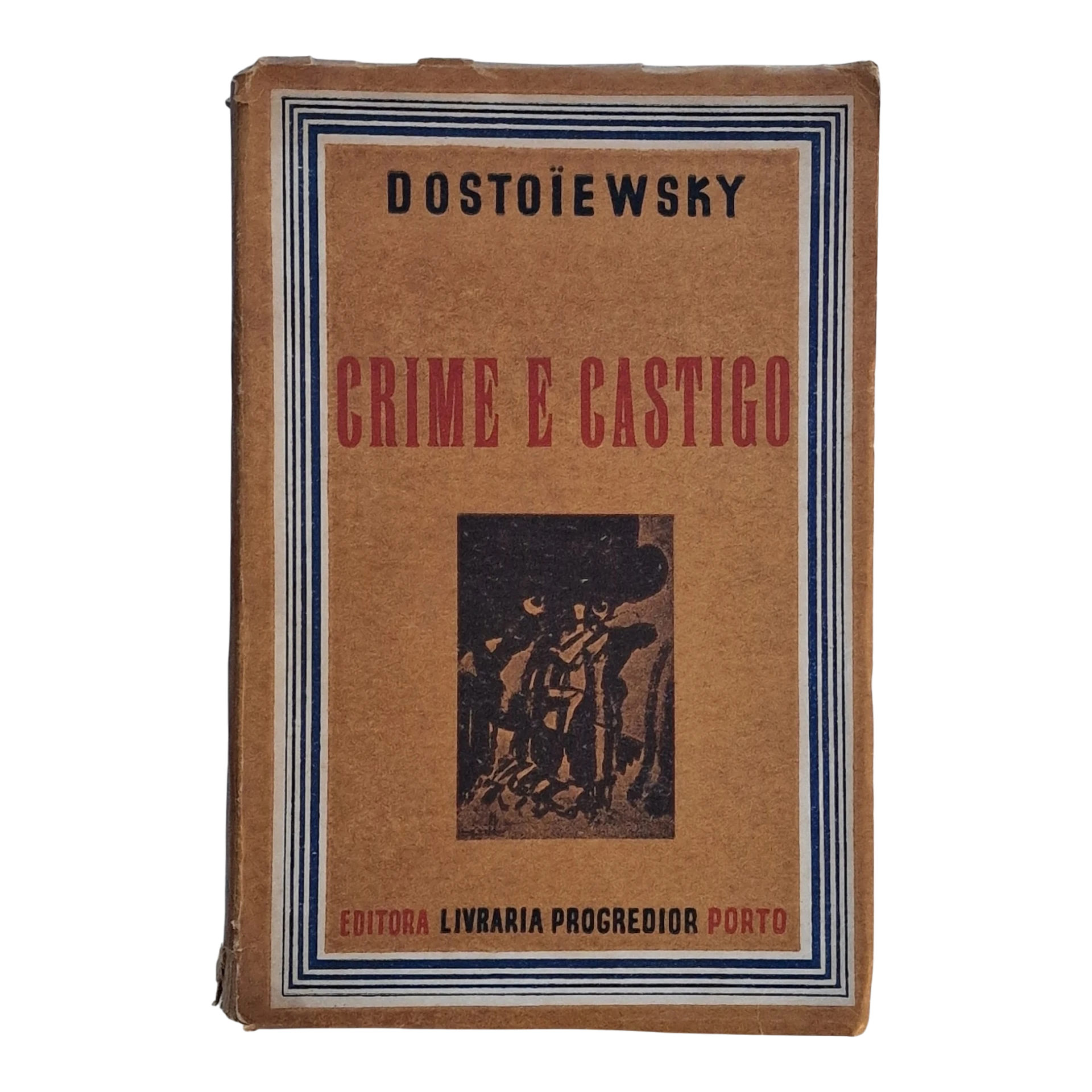 Crime e Castigo – Dostoiewsky – 2 Volumes – 1946 – Livraria Progredior Porto