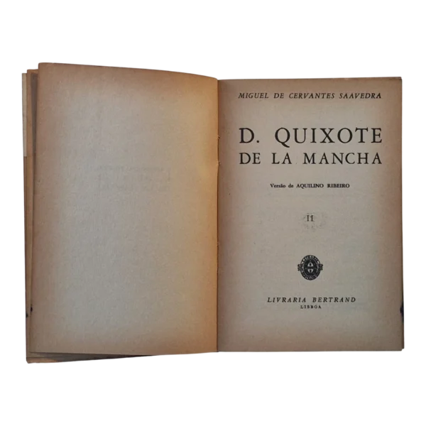 D. Quixote de la Mancha - Miguel de Cervantes -1959 - Livraria Bertrand