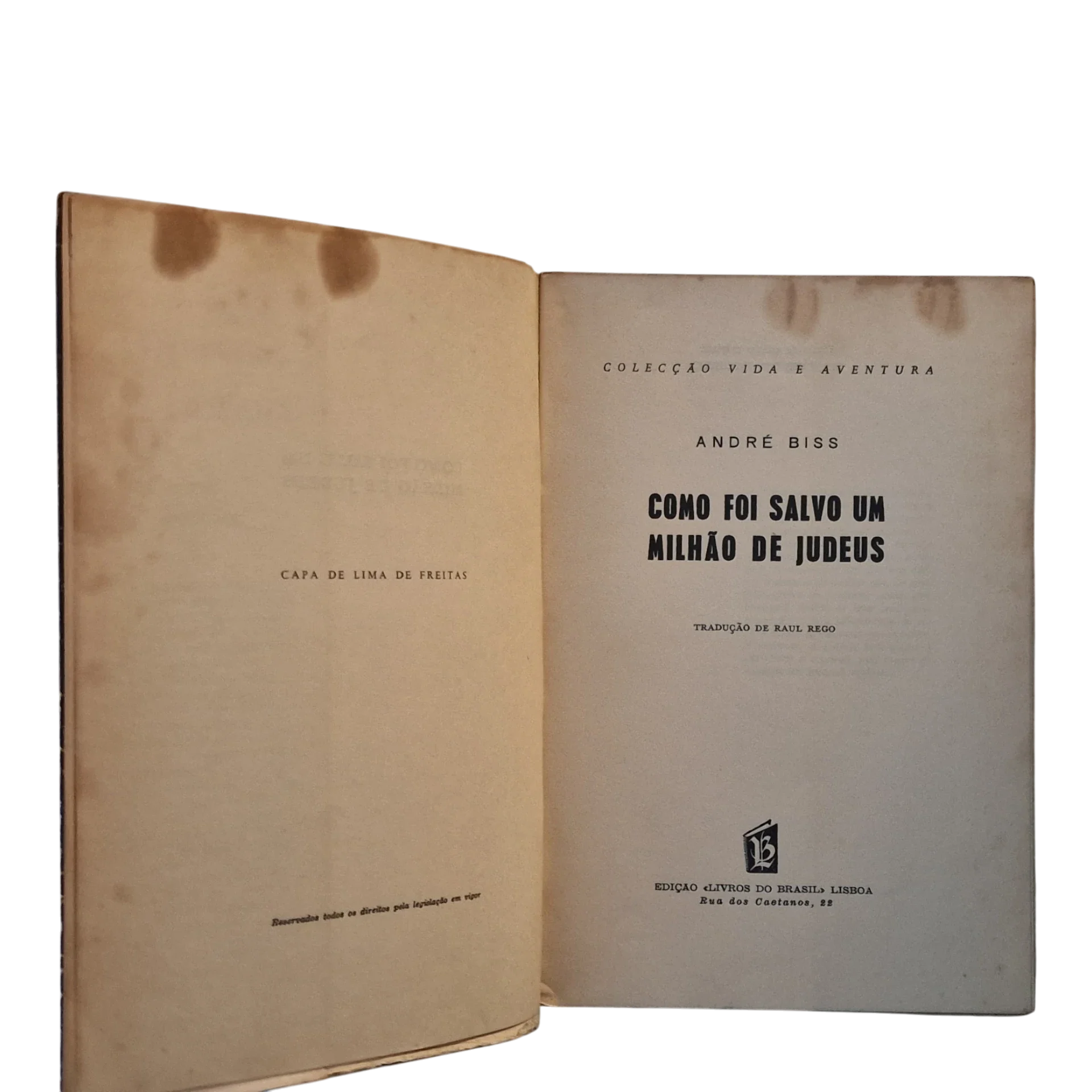 Como Foi Salvo Um Milhão de Judeus – André Biss – Livros do Brasil