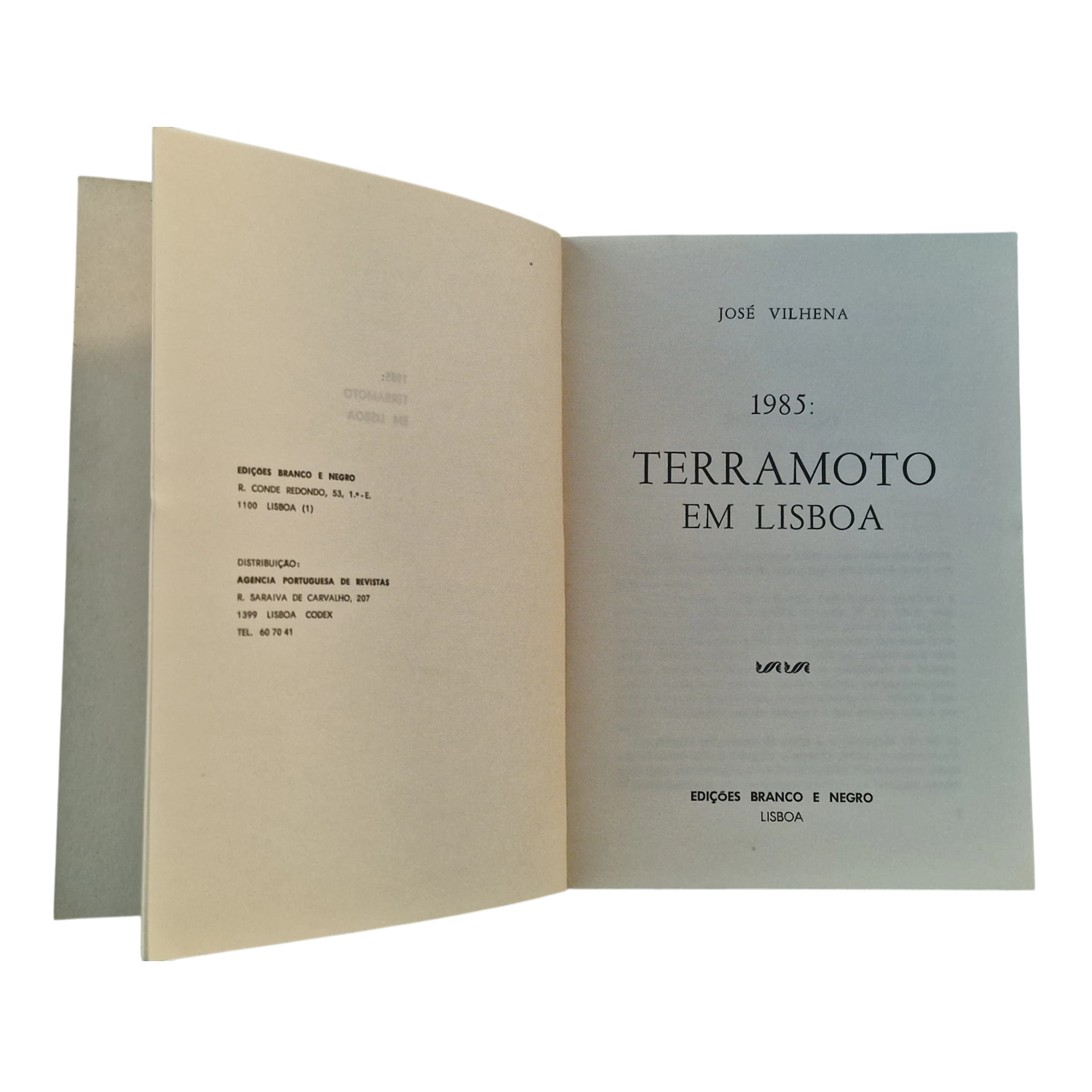 1985: Terramoto em Lisboa – José Vilhena