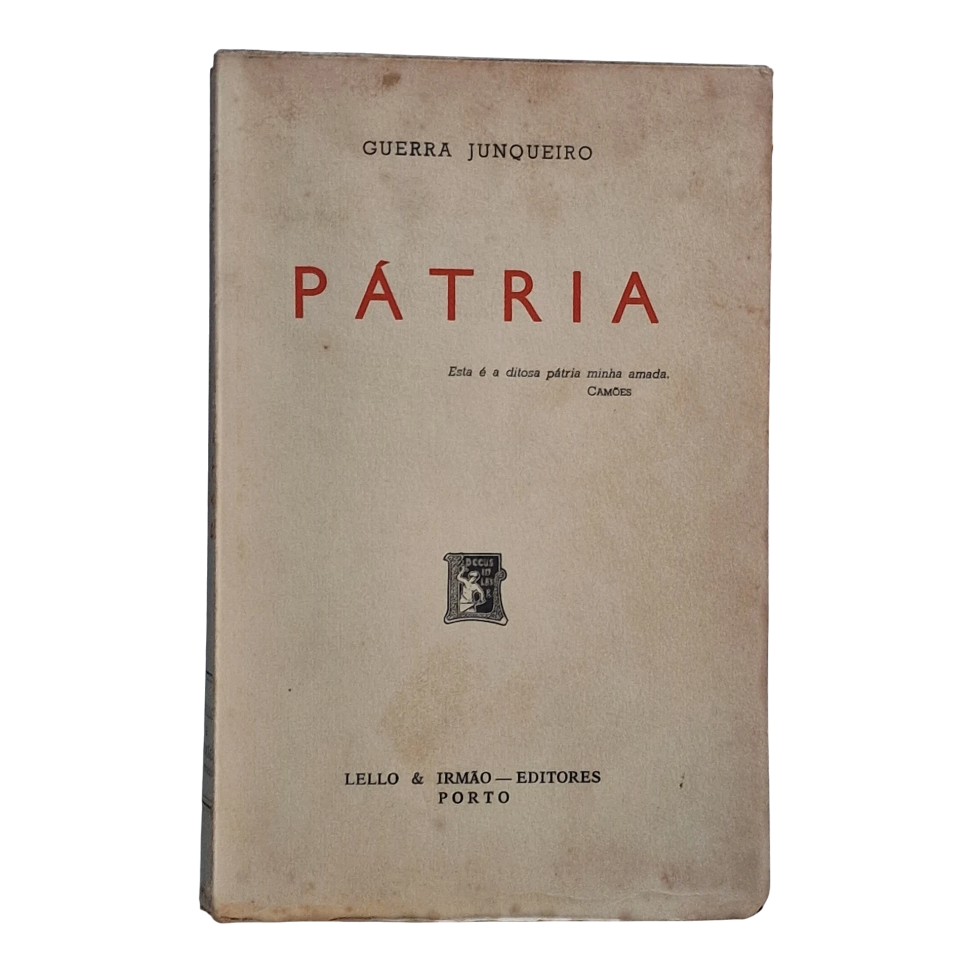Pátria - Guerra Junqueiro - Lello & Irmão - 1978 - 10ª Edição