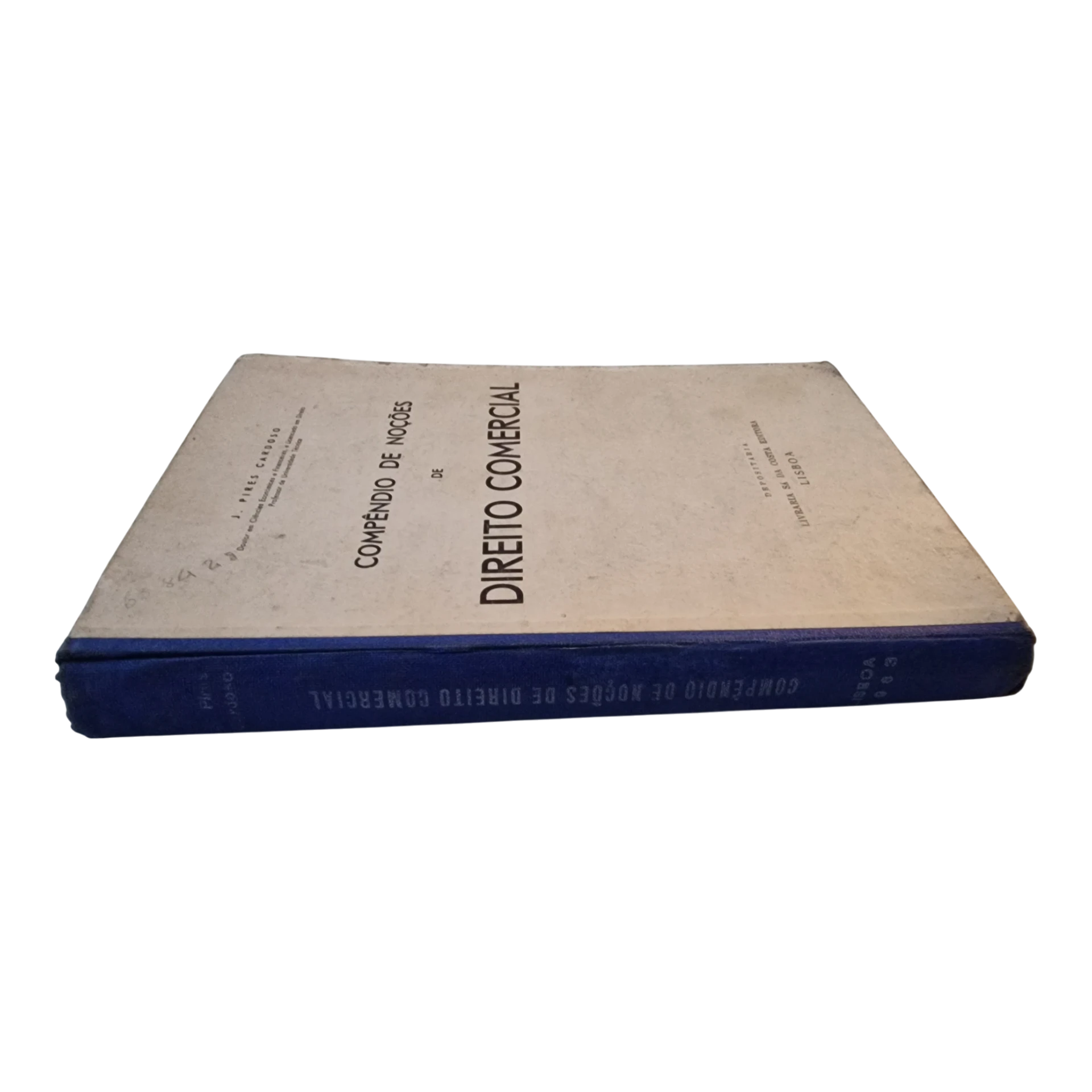 Compêndio de Noções de Direito Comercial - J. Pires Cardoso - Livraria Sá da Costa Editora