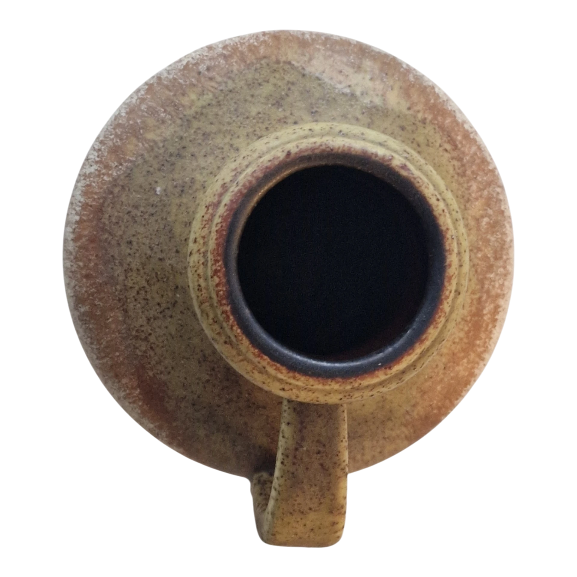 Vaso Scheurich Keramik 18,5 cm em Grés Fat Lava — Alemanha Ocidental, anos 60/70