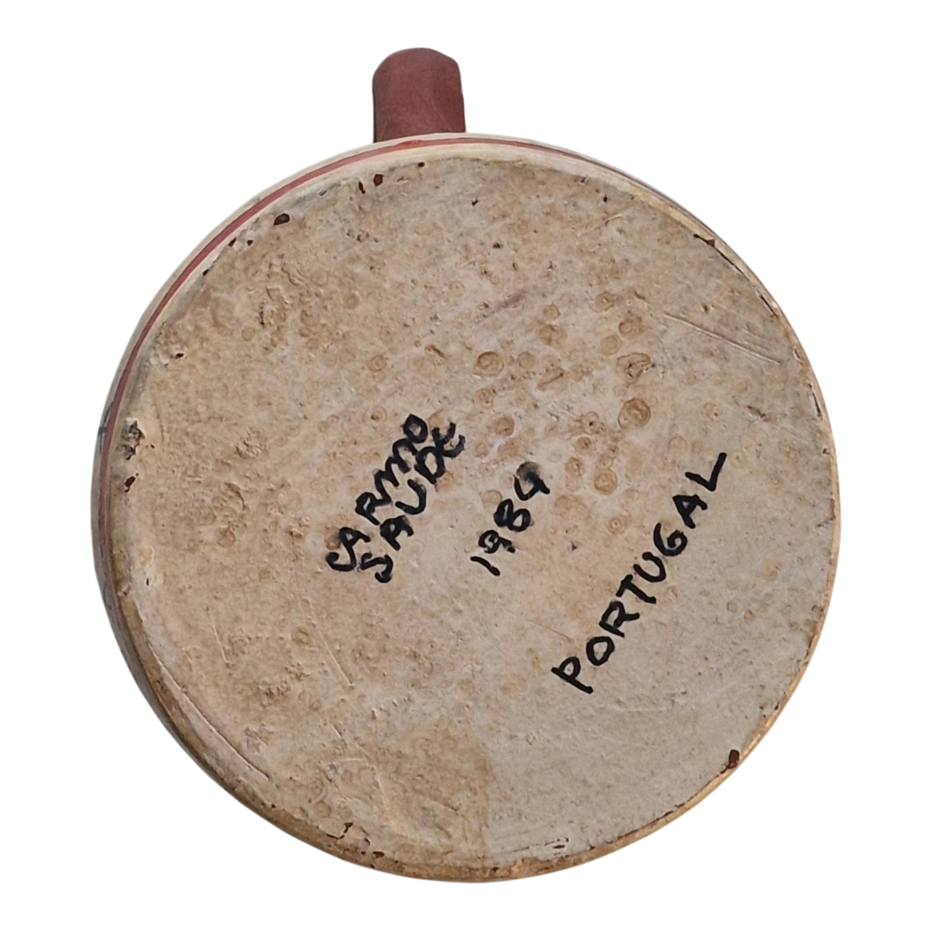 Caneca em Cerâmica Popular Portuguesa Carmo Saúde 1984 — Portugal