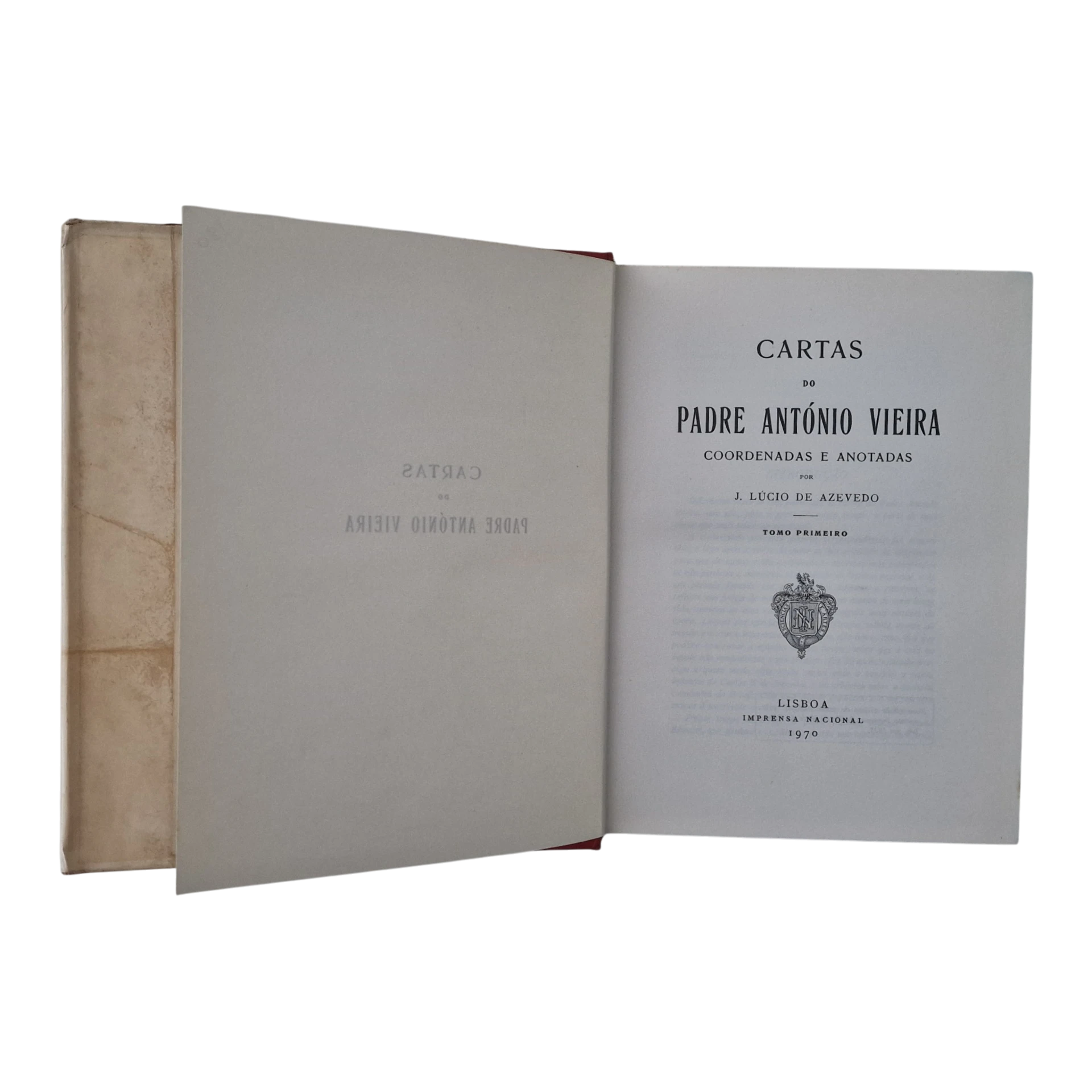 Cartas – Padre António Vieira – 3 Volumes – Organização de J. Lúcio de Azevedo (1970–1971)
