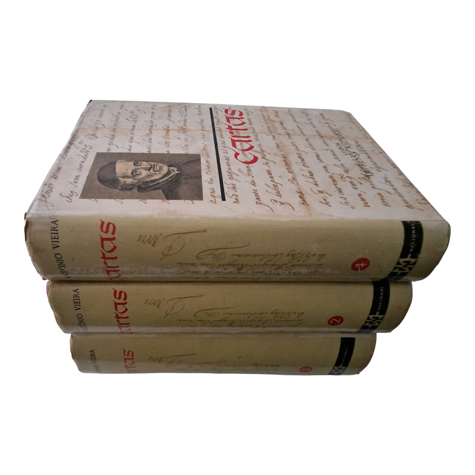 Cartas – Padre António Vieira – 3 Volumes – Organização de J. Lúcio de Azevedo (1970–1971)