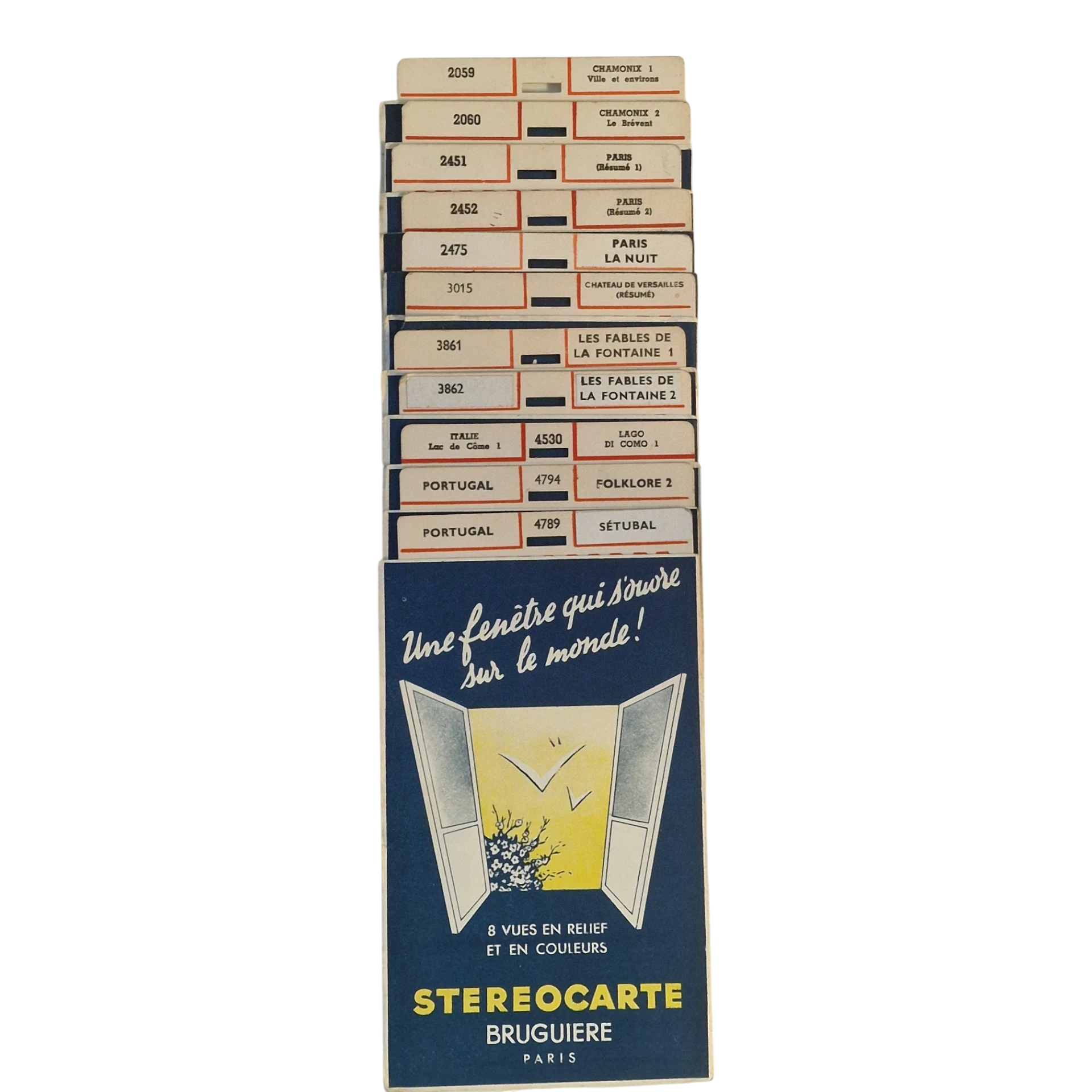 Conjunto Estereoscópico Vintage “Stereoclic Junior” com Estereocartes Bruguière Paris — França, c. 1950-1960 - Image 6