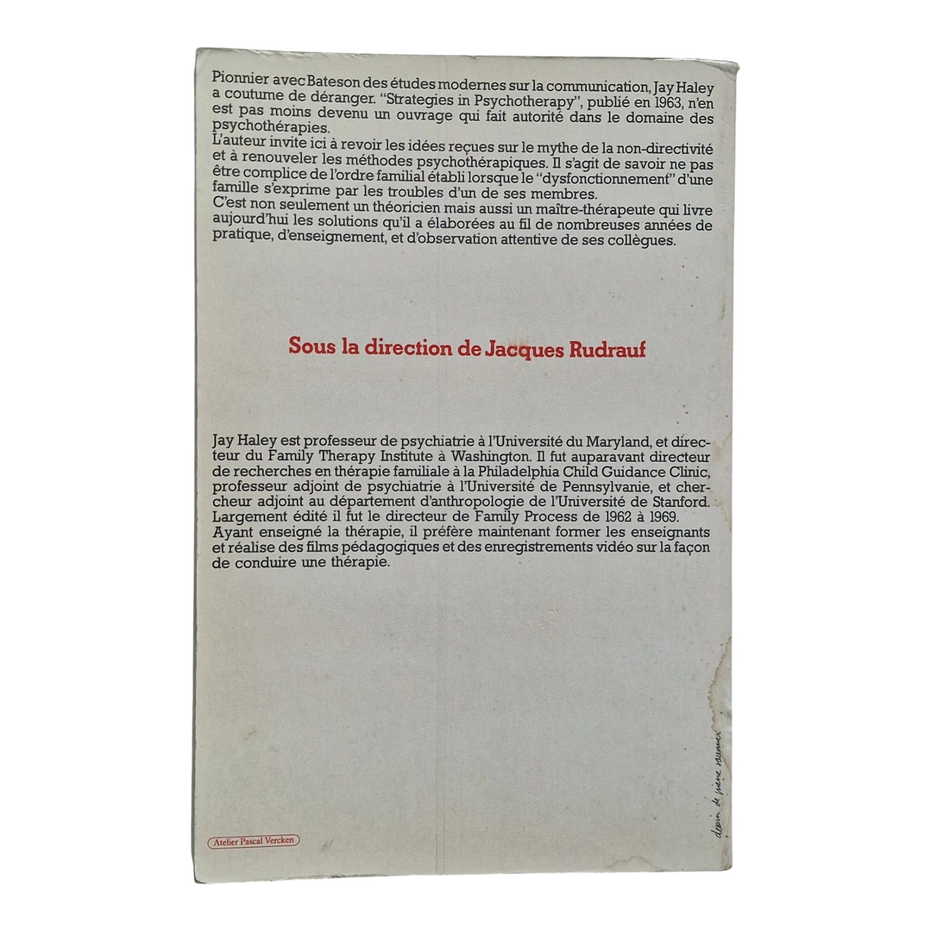 Nouvelles Stratégies en Thérapie Familiale - Jay Haley (1976)