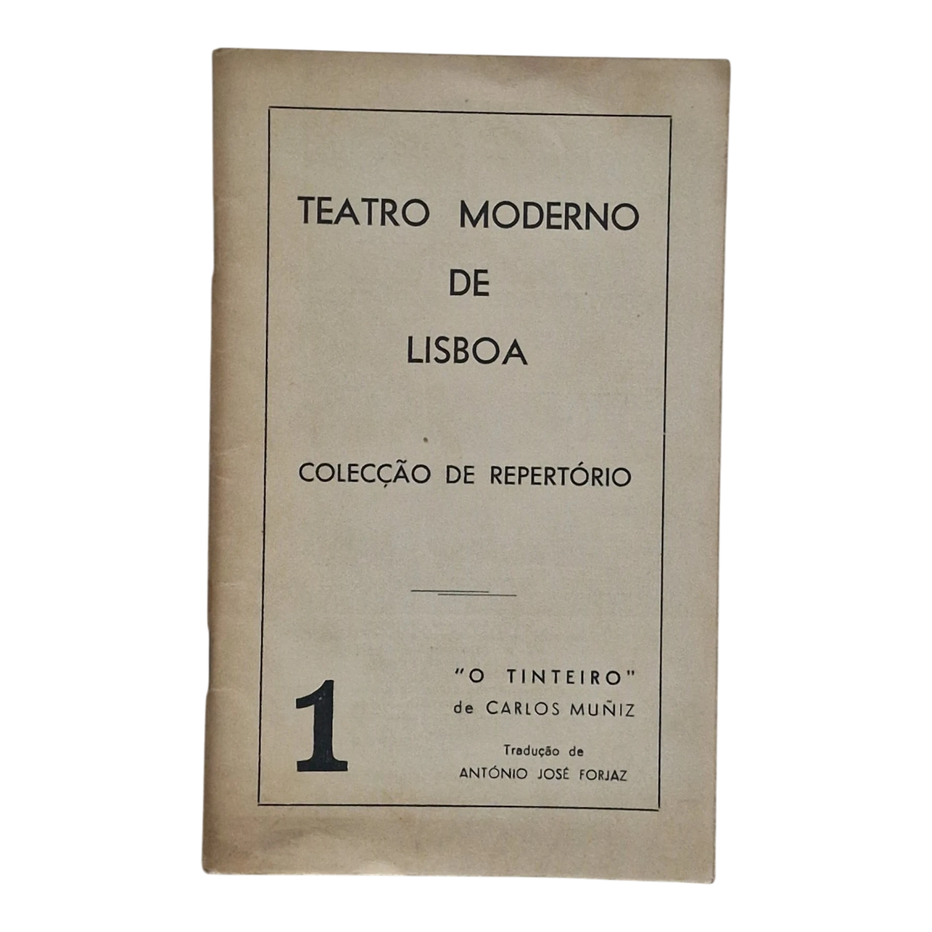 O Tinteiro – Carlos Muñiz - Teatro Moderno de Lisboa - Colecção de Repertório N. 1