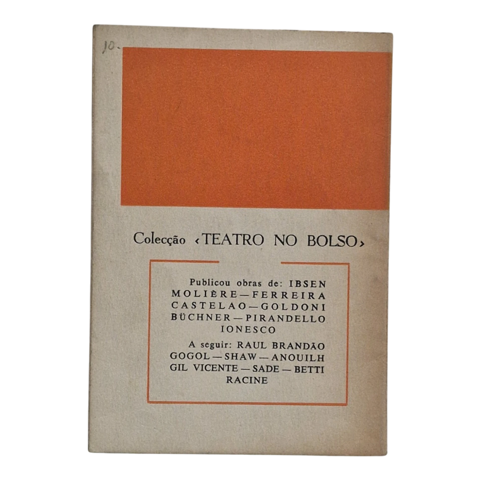 A Cantora Careca – Eugène Ionesco - Teatro no Bolso N. 8 - Contraponto