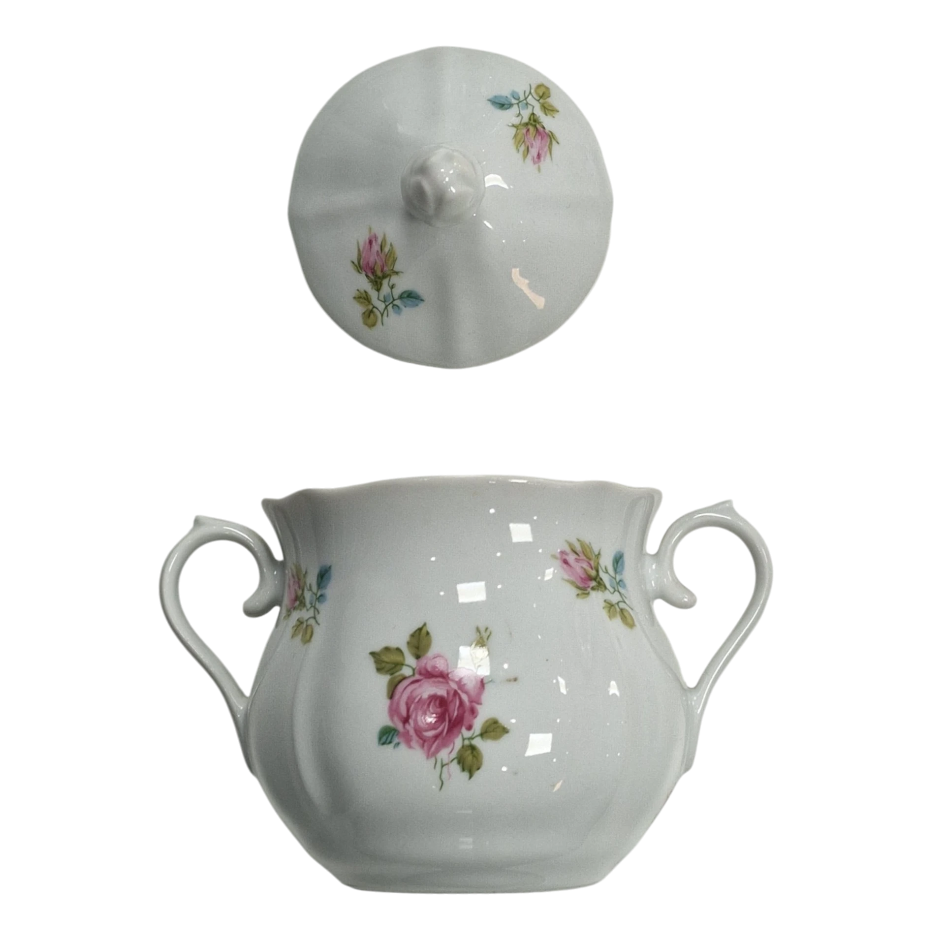 Conjunto de Chá SPAL Porcelanas Portugal 15 Peças Anos 80/90