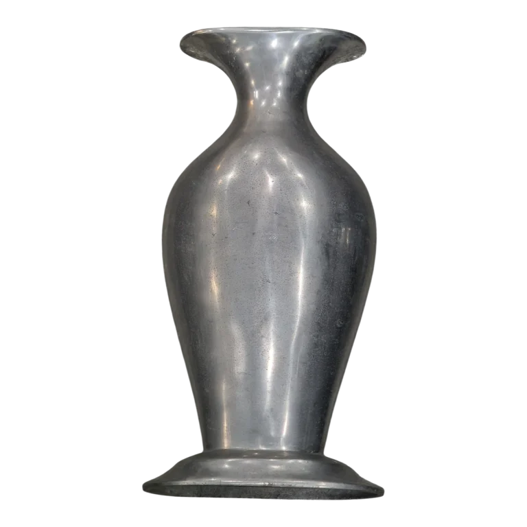 Jarra Decorativa em Alumínio Tosco 51 cm 2,4 kg | Base 23,5 x 8,7 cm