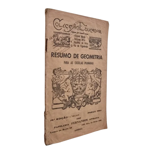 Resumo de Geometria para as Escolas Primárias – Coleção Educador – 19.ª Edição