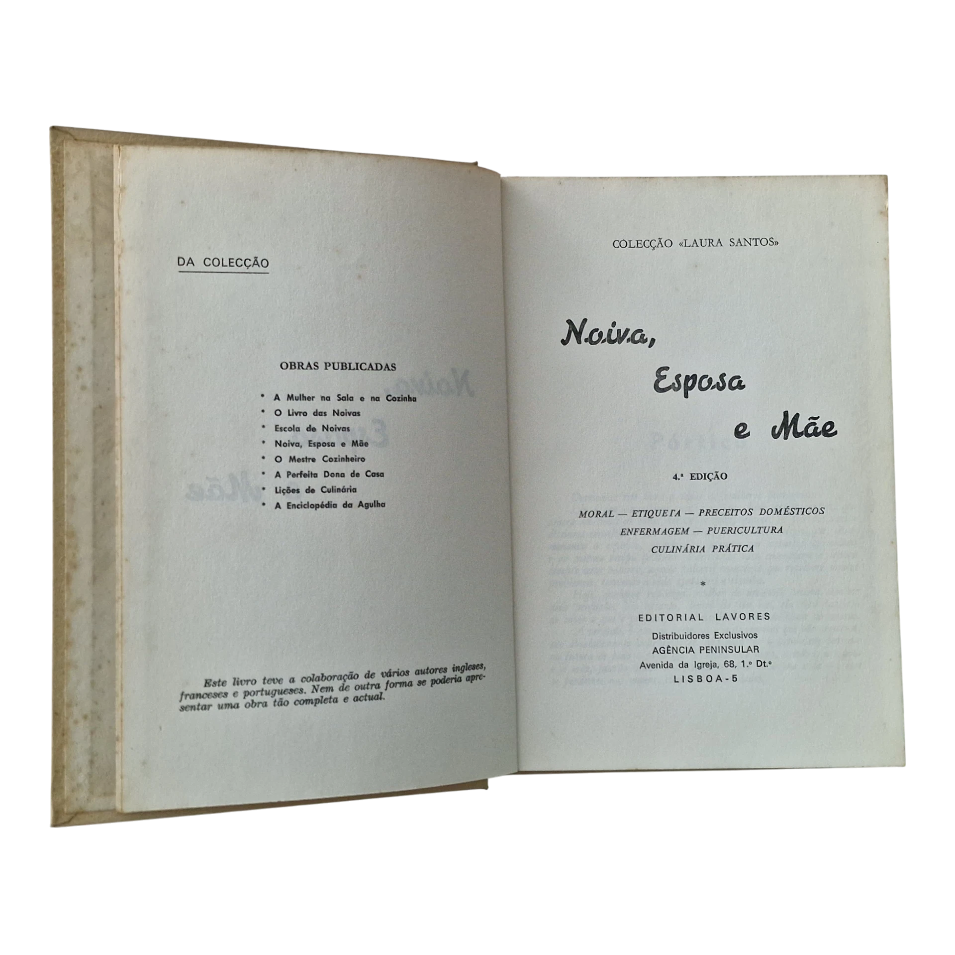 A Mulher no Lar: Noiva, Esposa e Mãe – Laura Santos – Volumes I e II – 4.ª Edição – Editorial Lavores