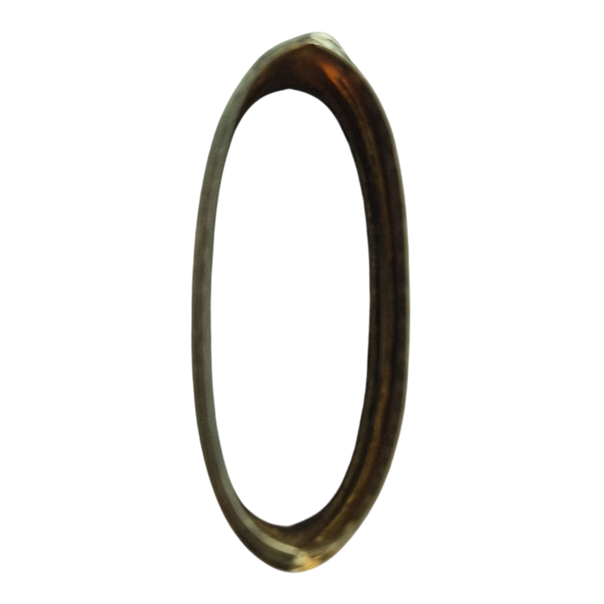 Argola de Guardanapo em Prata com Friso Perolado – 8 g – 4,5 x 1,8 cm