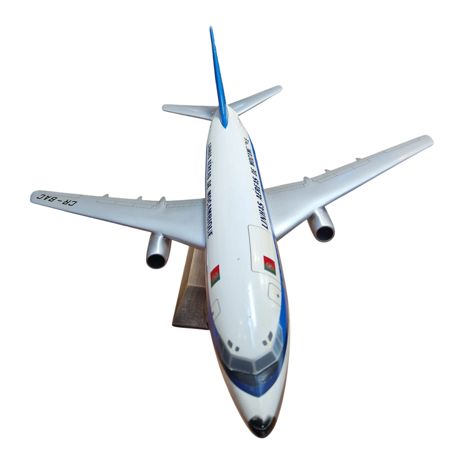 Maquete Boeing 737 DETA CR-BAC - PacMin Miniatures (c. anos 70)