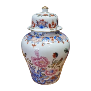 Pote com Tampa Pedro Murillo Exclusive Spain em Porcelana Policromada - 29,5 cm