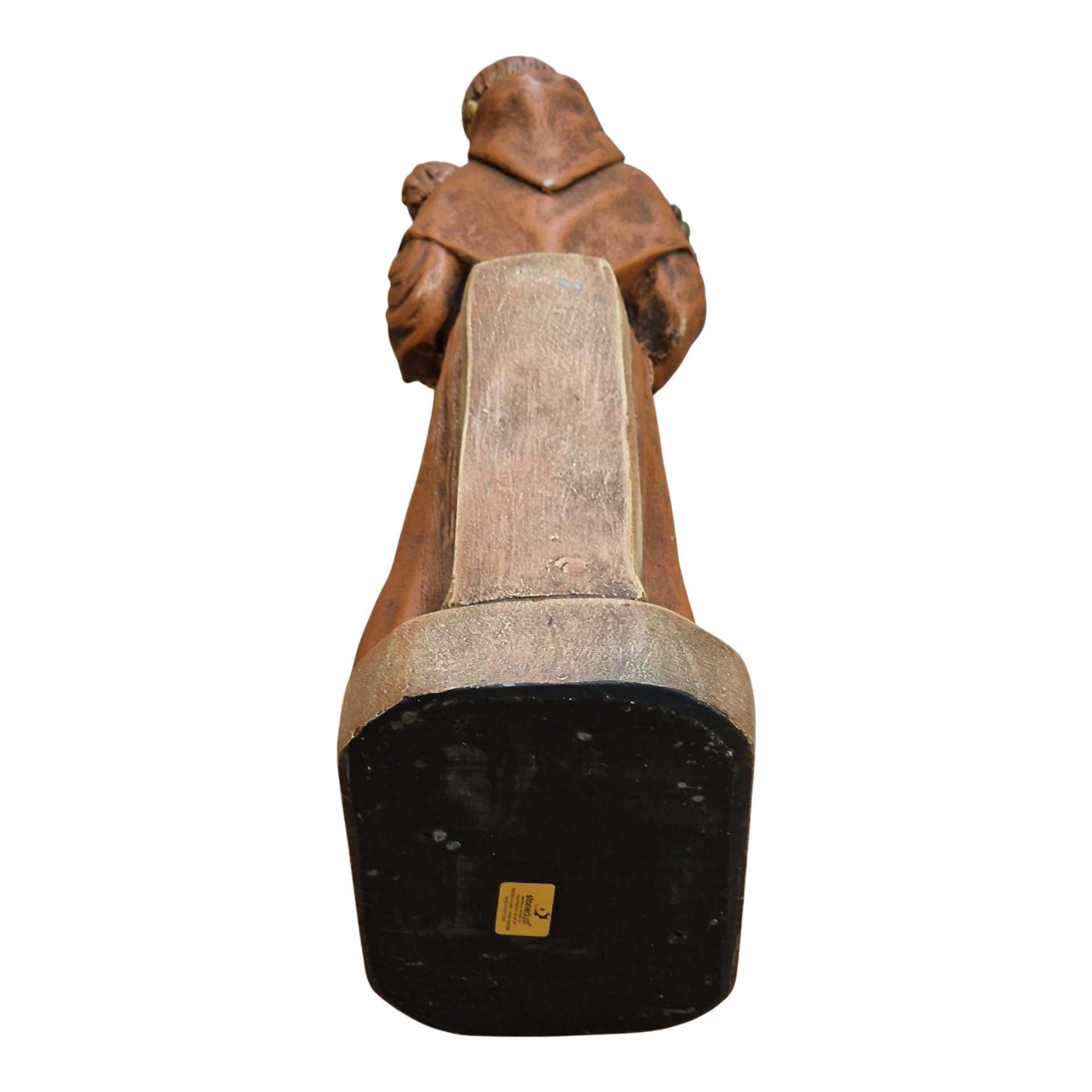 Santo António com o Menino Jesus 21cm — Porta-Vela Devocional Pintado à Mão — Stonedust Portugal
