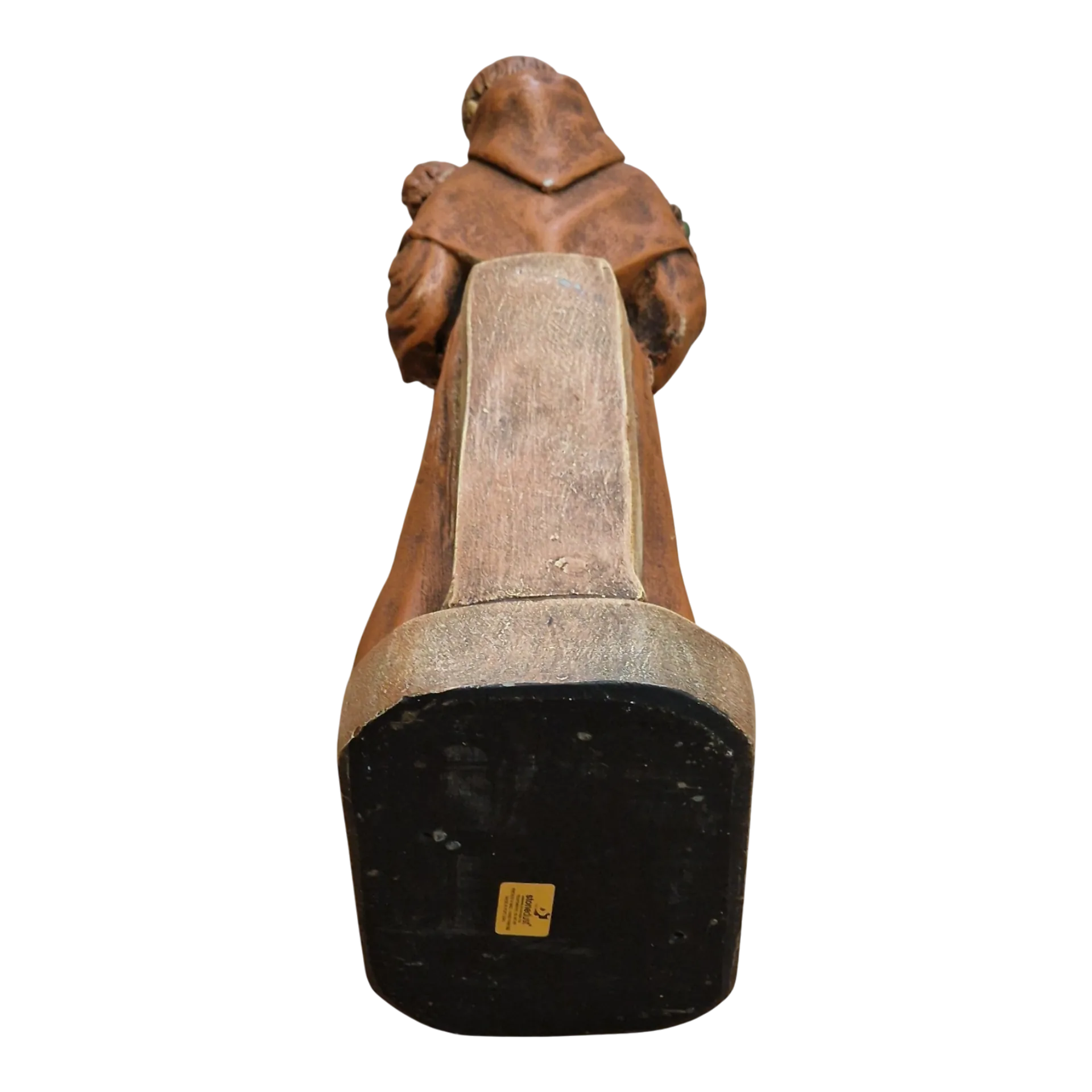 Santo António com o Menino Jesus 21cm — Porta-Vela Devocional Pintado à Mão — Stonedust Portugal