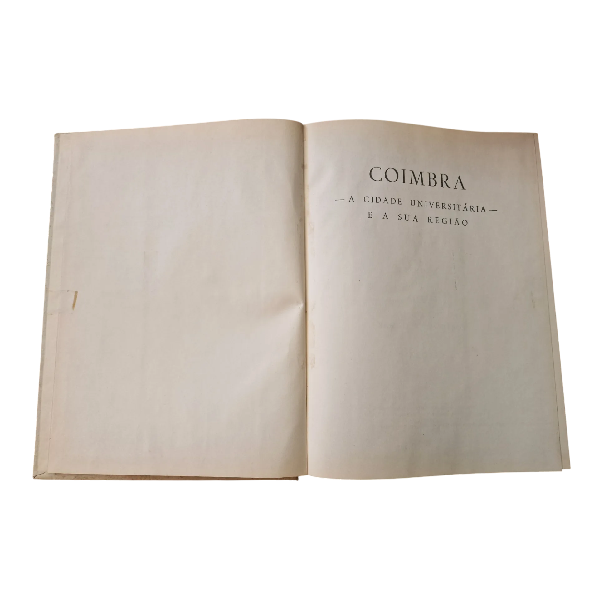 Coimbra - A Cidade Universitária e a sua Região - Frederic P. Marjay (1959) - Exemplar com Dedicatória Assinada