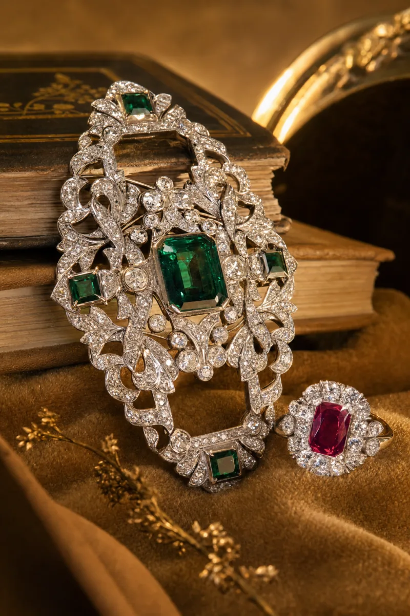 Compra e venda de joias com pedras preciosas — diamantes, esmeraldas, rubis e safiras