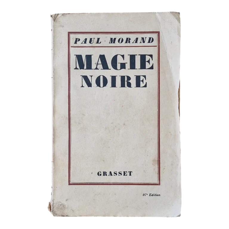 Magie Noire | Paul Morand | 97e Édition | Bernard Grasset | 1928