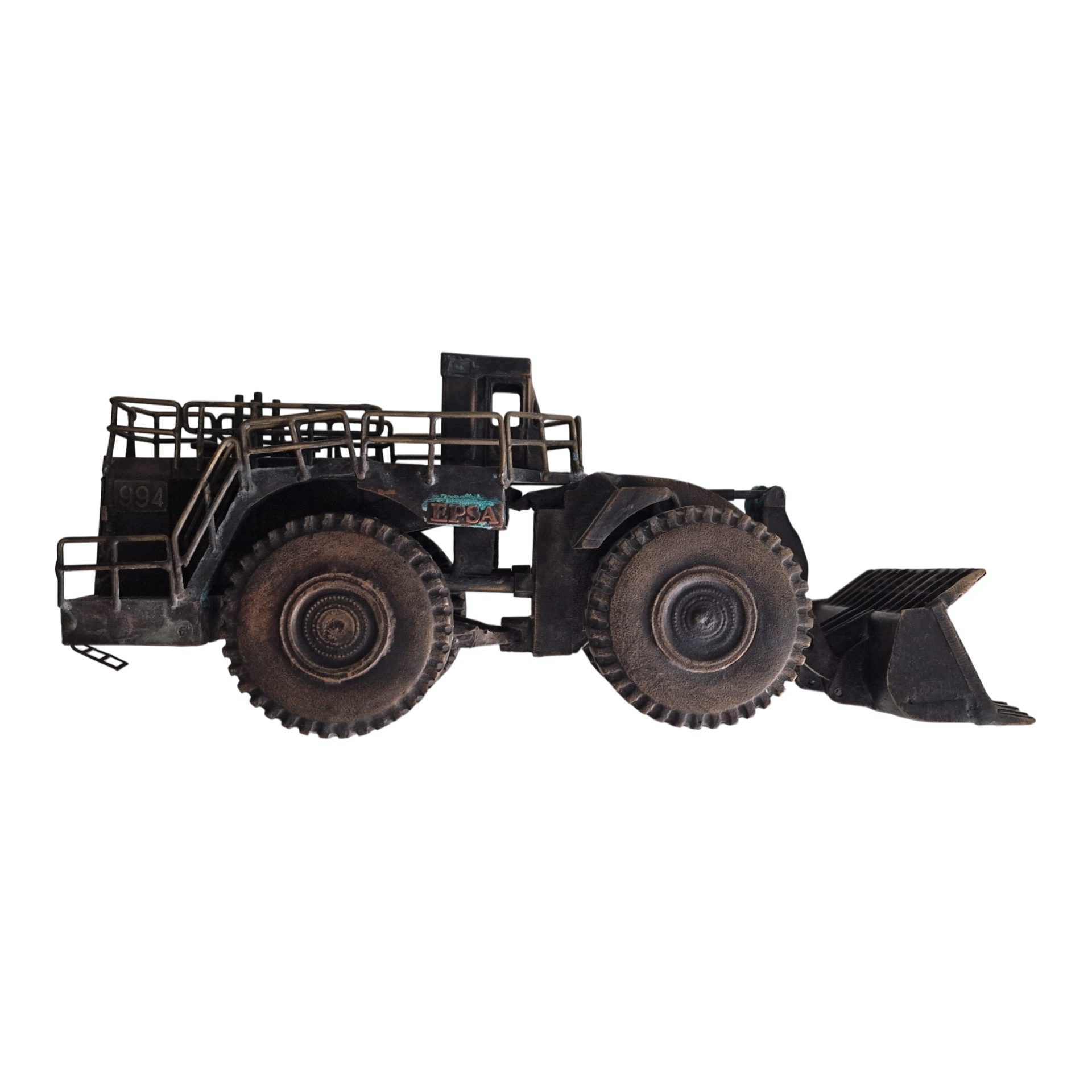 Caterpillar 994 EPSA – Modelo Institucional em Metal sobre Base de Acrílico