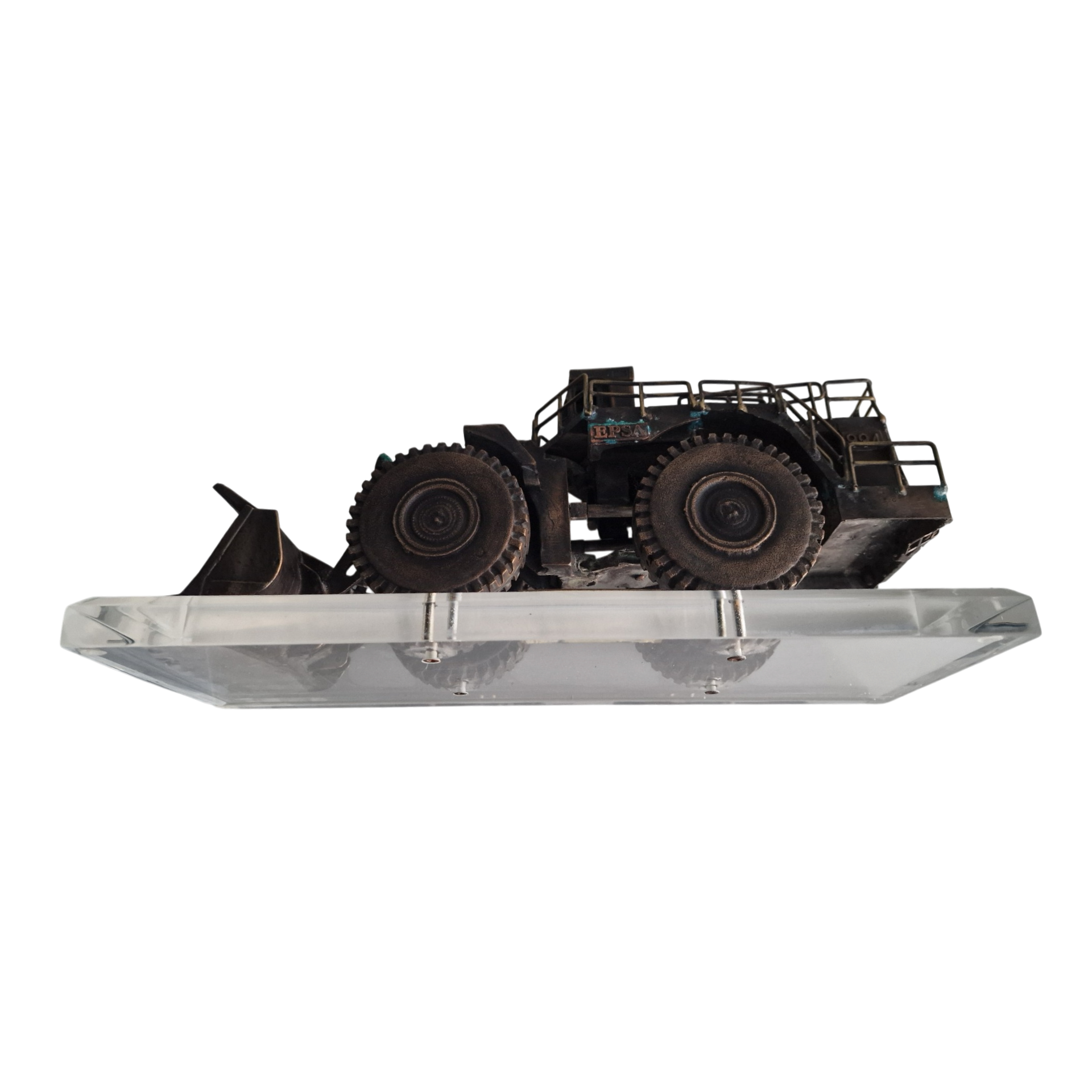 Caterpillar 994 EPSA – Modelo Institucional em Metal sobre Base de Acrílico