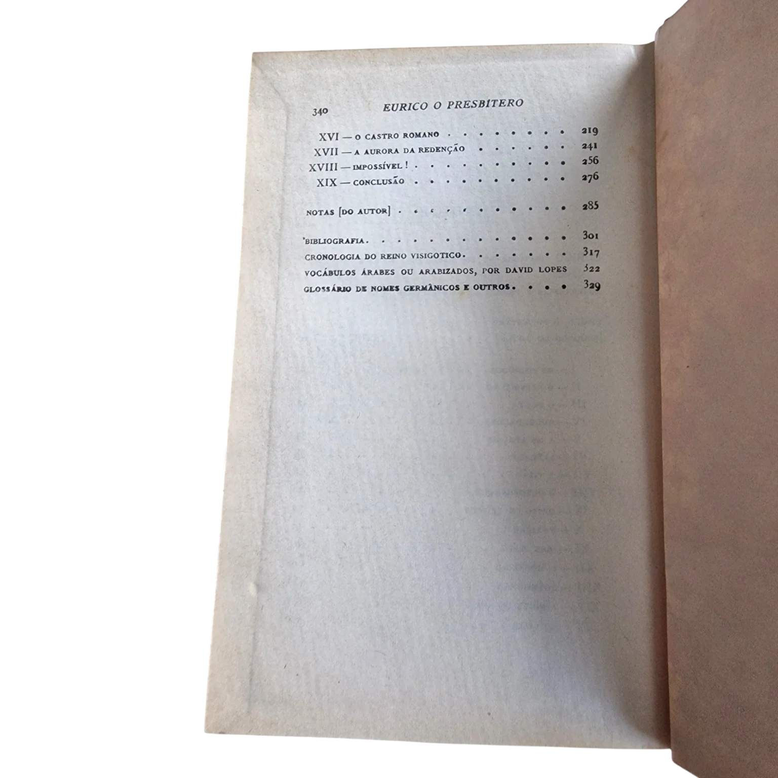 Eurico o Presbítero | A. Herculano | 41.ª edição | Livraria Bertrand — Última pág. numerada