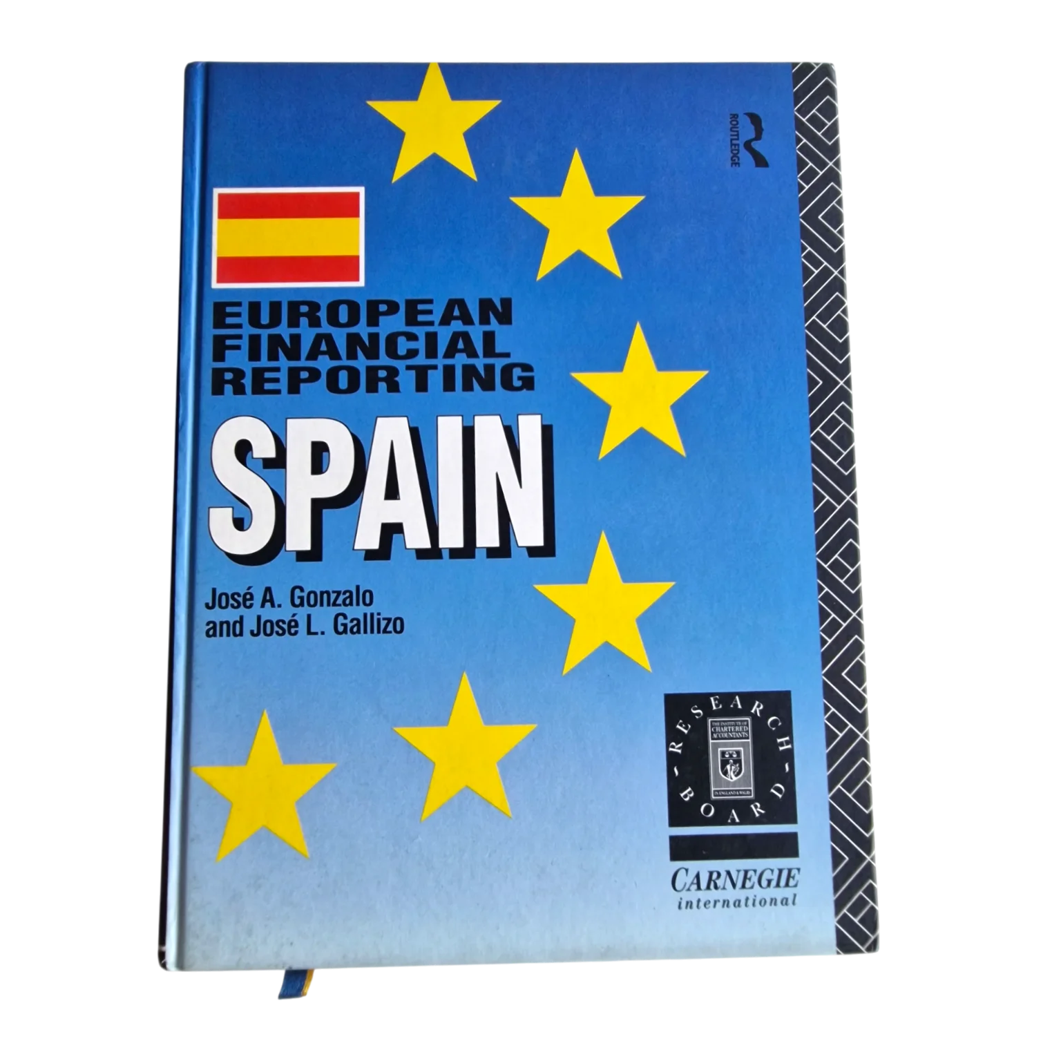European Financial Reporting: Spain | José A. Gonzalo e José L. Gallizo | 1.ª edição | Routledge | 1992 — Capa