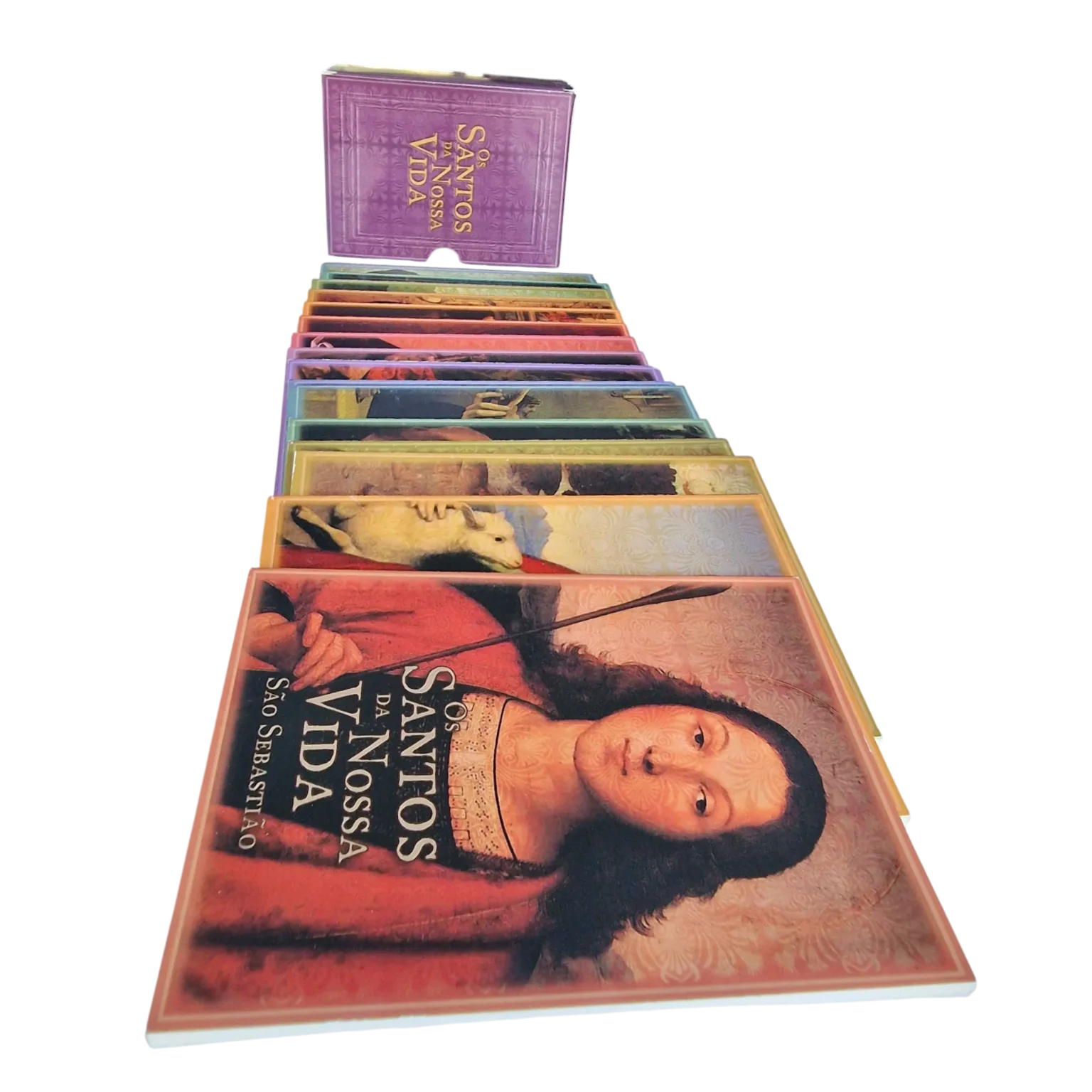 Os Santos da Nossa Vida – Colecção completa em 20 volumes (mini books) com caixa — Folha de rosto