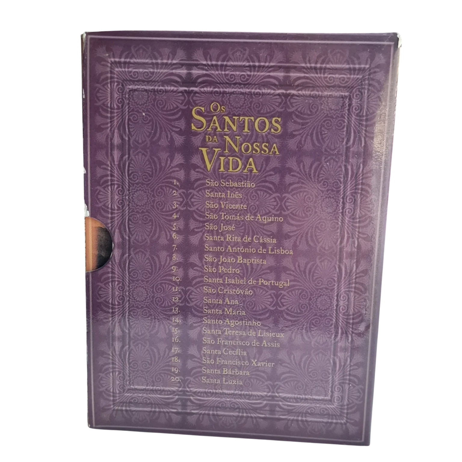 Os Santos da Nossa Vida – Colecção completa em 20 volumes (mini books) com caixa — Contracapa