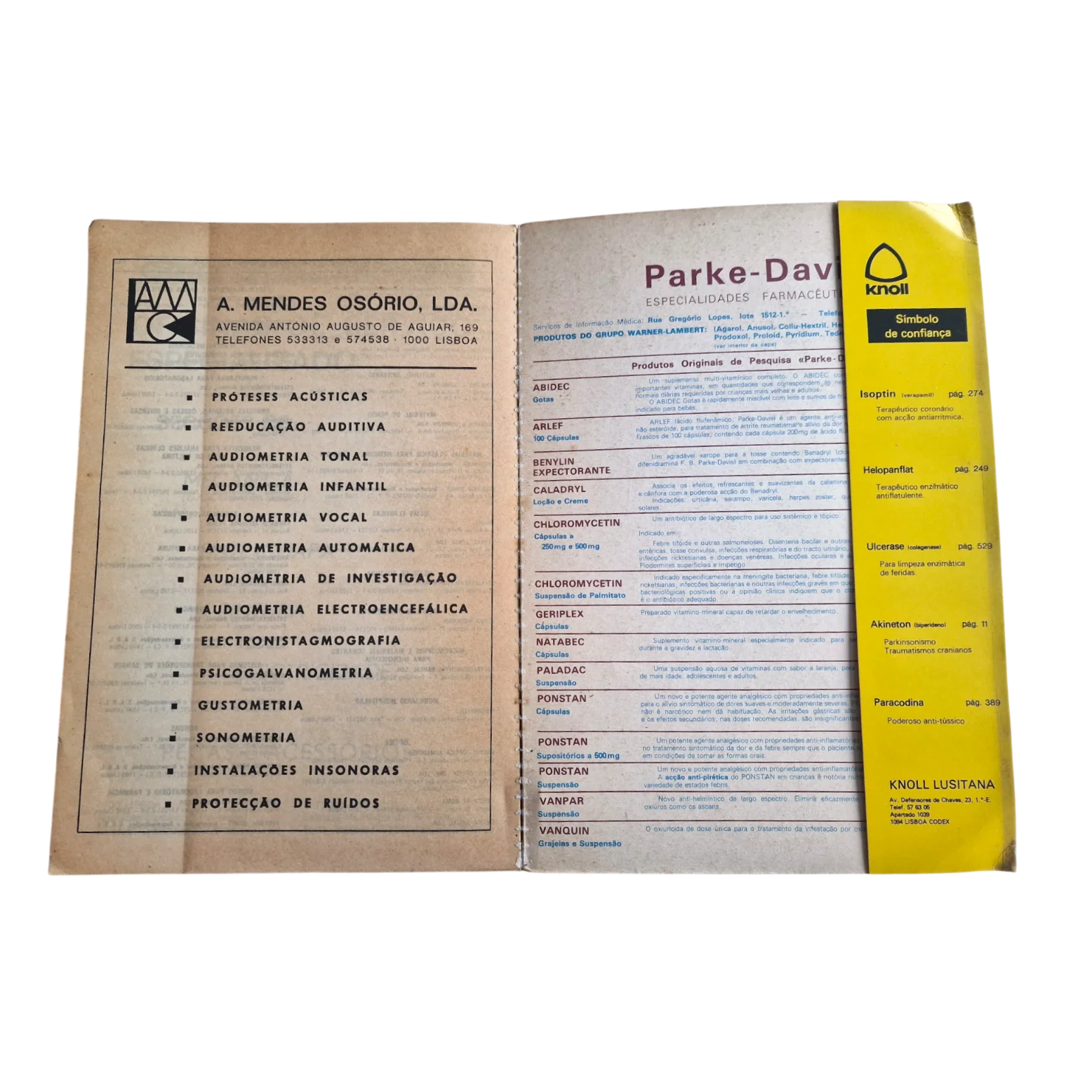 Simposium Terapêutico – Enciclopédia de Especialidades Farmacêuticas – Ano XXV | Direcção técnica de Manuel José da Luz | Francisco José Lopes Nogueira, Lda. | 1981 — Última pág. numerada
