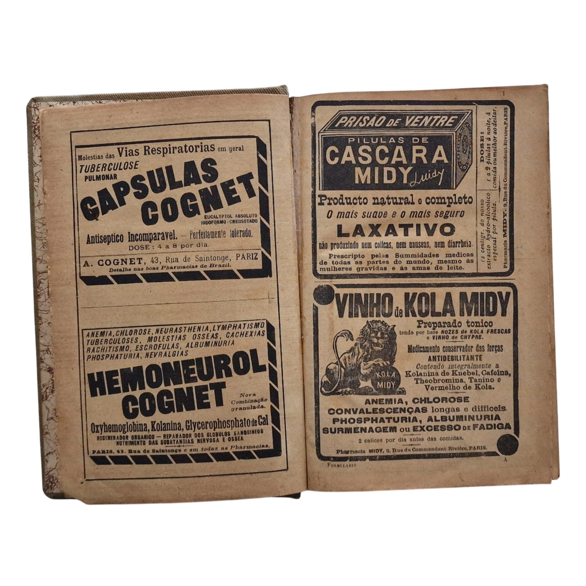 Formulário e Guia Médico – Tomo I | Chernoviz | 19.ª edição | 1927