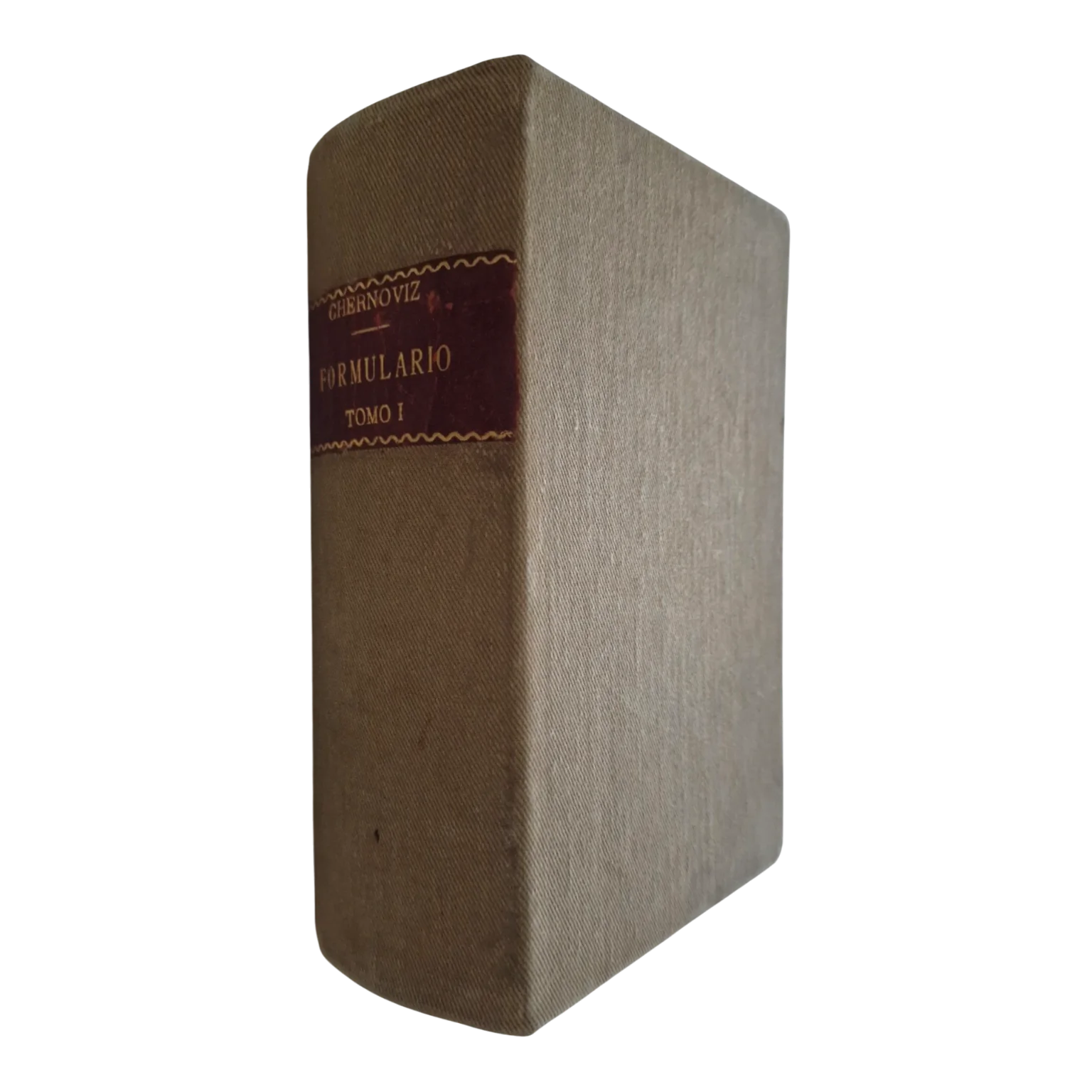Formulário e Guia Médico – Tomo I | Chernoviz | 19.ª edição | 1927 — Capa