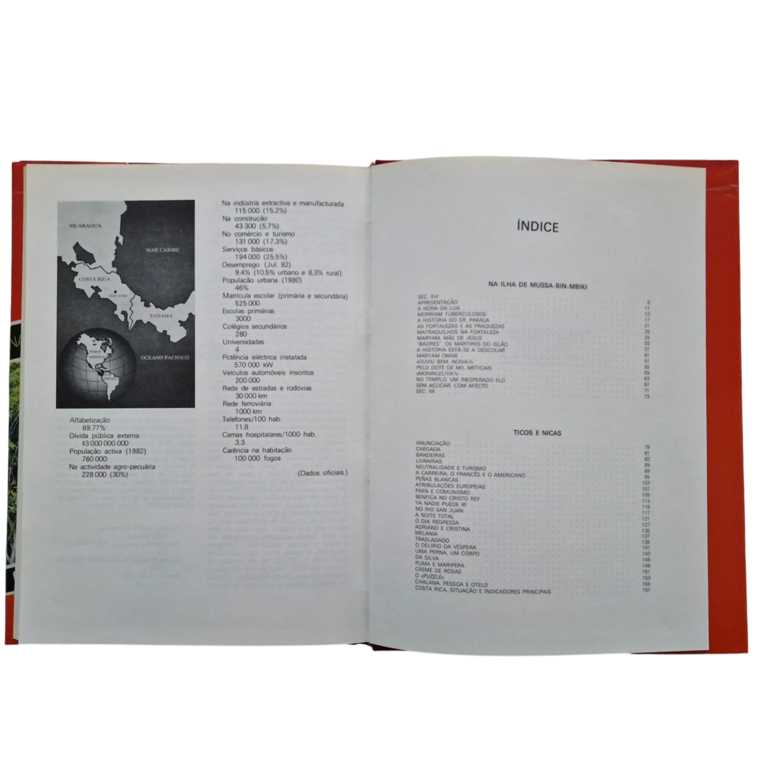 Grandes Reportagens: Na Ilha de Mussa-Bin-Mbiki / Ticos e Nicas | Joaquim da Silva Furtado | 1.ª Edição | Amigos do Livro, Editores | 1985 — Última pág. numerada